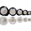 Black surface mounted tube light with adjustable angle