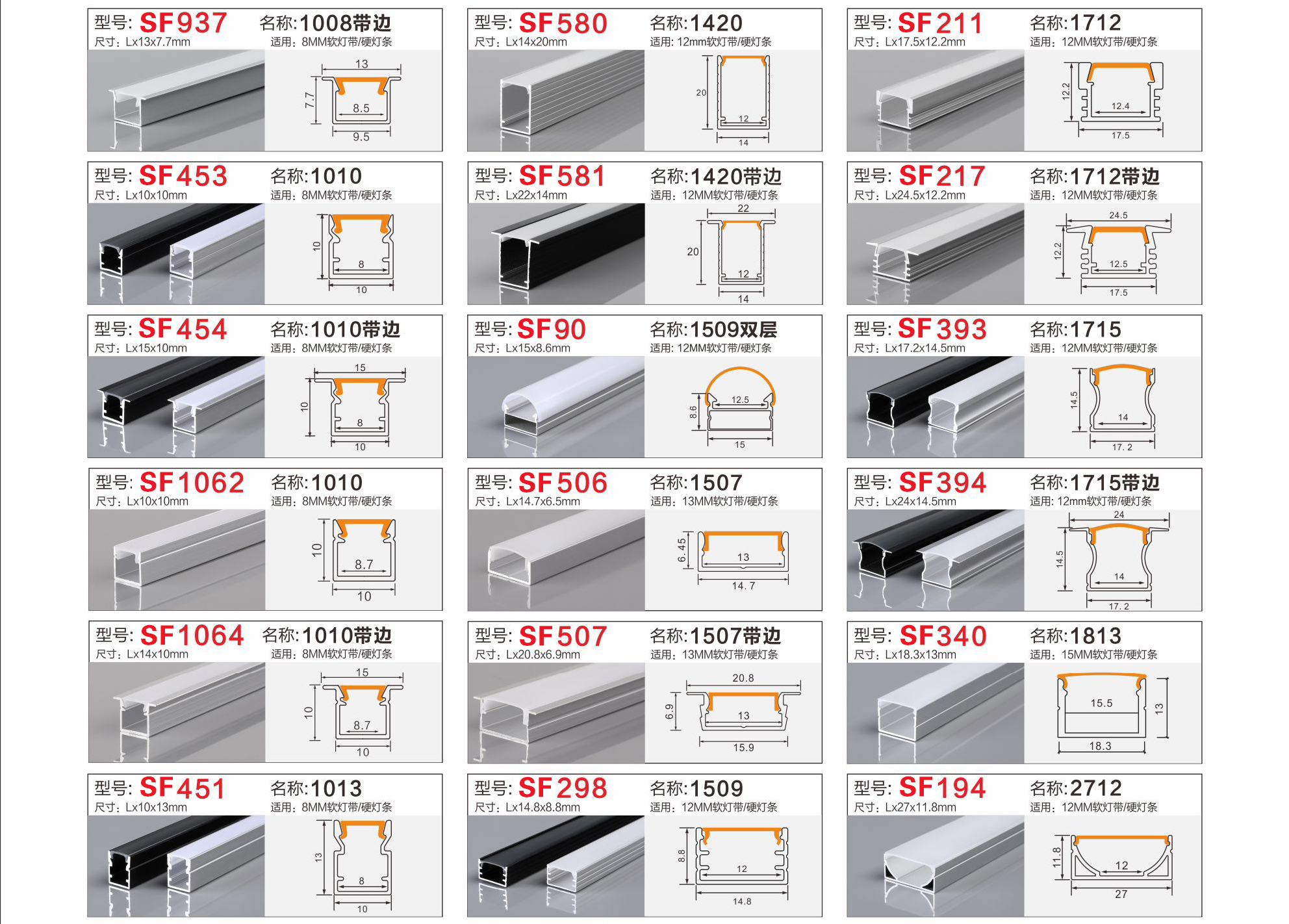 Linear light strip slot, surface-mounted ceiling angle linear strip light slot, embedded strip aluminum slot, aluminum alloy light slot profile