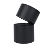 Black surface mounted tube light with adjustable angle