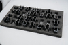 Magnetic track strip, track light slot, embedded pre-installed light slot