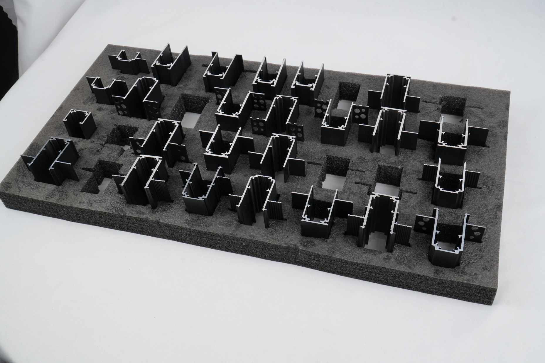 Magnetic track strip, track light slot, embedded pre-installed light slot