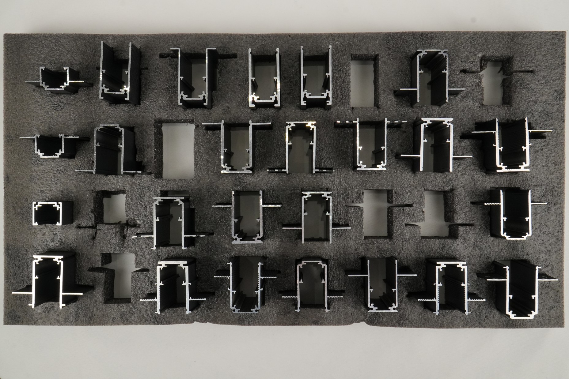 Magnetic track strip, track light slot, embedded pre-installed light slot